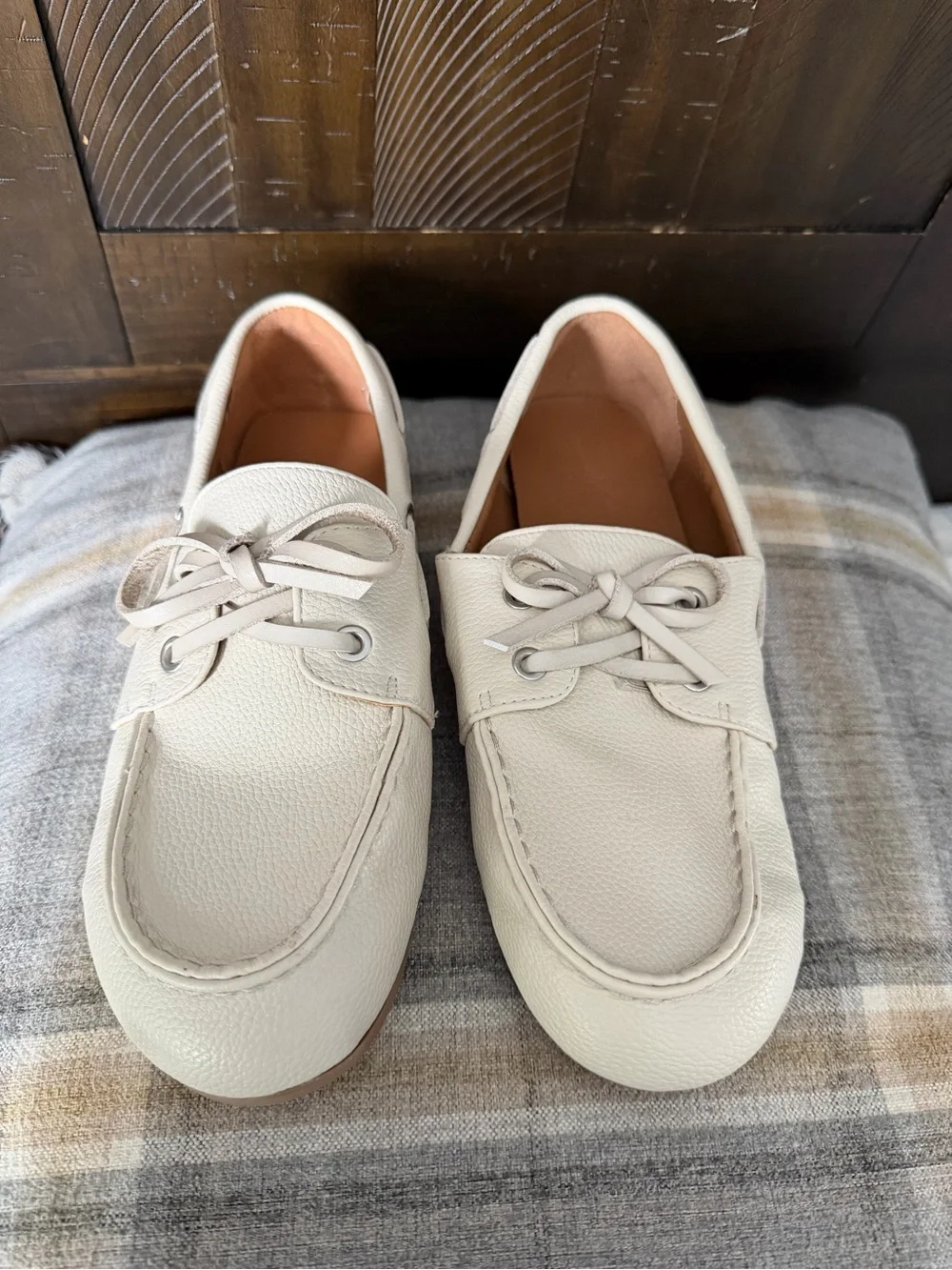Universal Thread Men's Cream/Tan Boat Shoes
